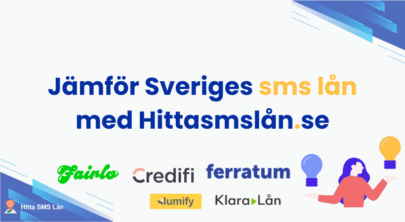 Jämför sms lån med Hittasmslån.se