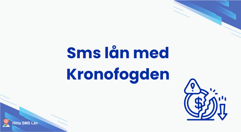 Sms lån med Kronofogden